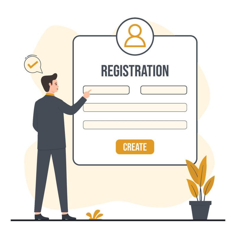 Customer Register Page Image